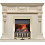 Каминокомплект Corsica - Слоновая кость с патиной (Ширина 1100) с очагом Danville Brass FB2
