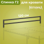 Спинка для кровати Металика Г2 120х200 мм, Черная
