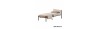 Комплект кровать Лофт 80х200 черный vel beige RS-1 80