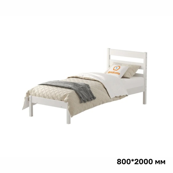 Кровать Мечта-7 80х200, обработка белый #1