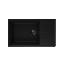 Мойка для кухни кварцевая Ulgran Quartz Prima 860-07, уголь