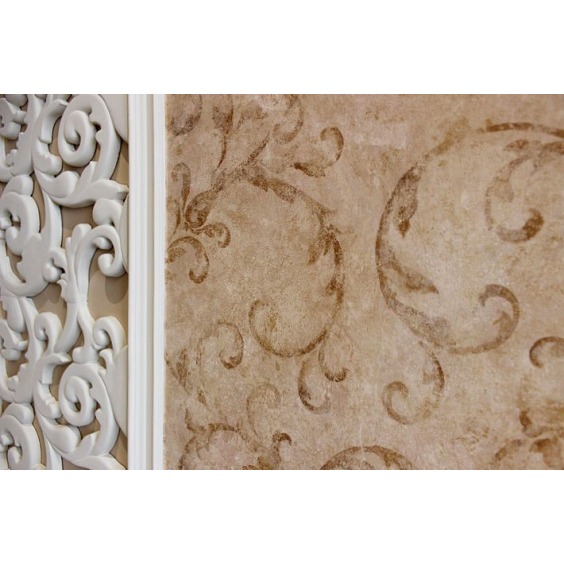 Панель "Вензель резной" гипсовый, 350х350х15 мм #4