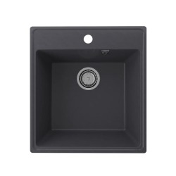 Кухонная мойка Ulgran Quartz Forte 460 квадратная-08 Космос