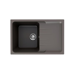 Мойка для кухни кварцевая Ulgran Quartz Gerda 780-09, асфальт