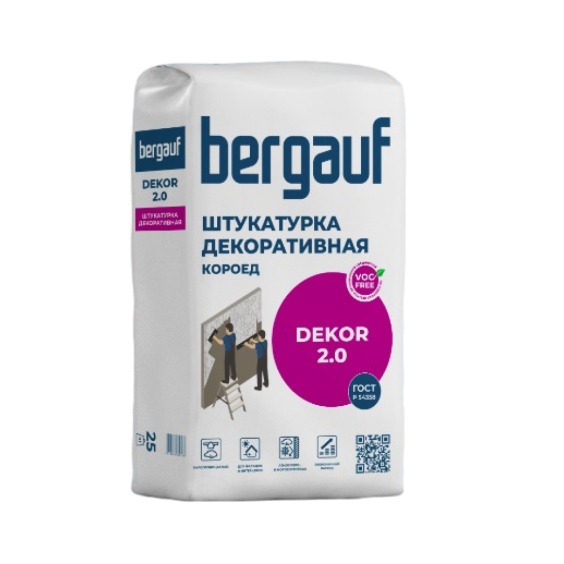 Штукатурка декоративная Bergauf Dekor 25кг. #1