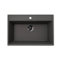 Мойка для кухни кварцевая Ulgran Quartz Forte 760-09, асфальт