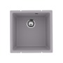 Мойка для кухни кварцевая Ulgran Quartz Underground 400-04, платина