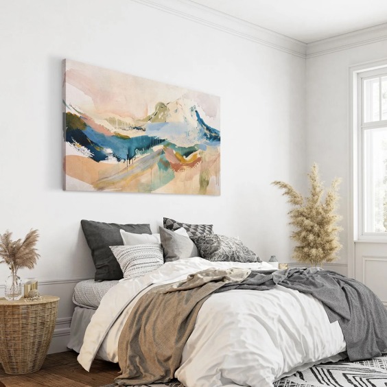 Интерьерная картина "Горные краски" на холсте, большая, размер 40х60 см #6