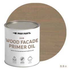 Масло-грунт по дереву для наружных работ Profipaints ECO Wood Fasade Primer Oil 0.9л, Белый дуб