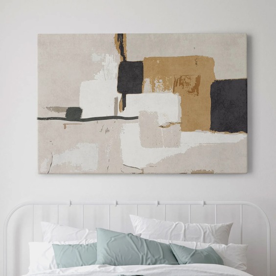 Интерьерная картина "Классическая абстракция" на холсте, большая, размер 80х115 см #3