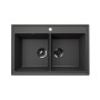 Мойка для кухни кварцевая Ulgran Quartz Ruma 780-09, асфальт