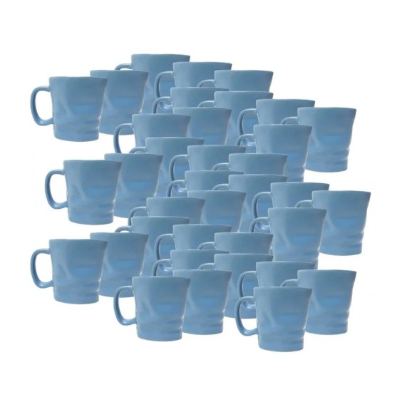 Кружка для чая керамическая глянцевая Berg 400мл, Синий (36шт) #1