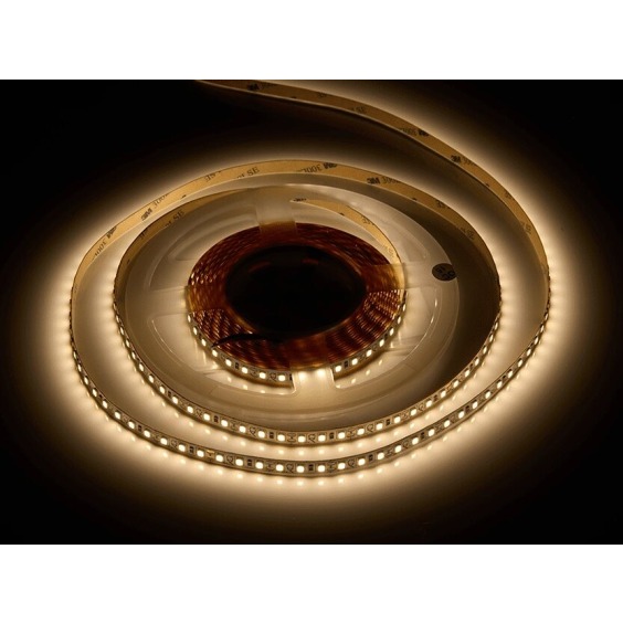 Лента светодиодная AQ Led-Line 2835 120 LED/м 12V 9,6W/м 8 мм IP20 Теплый белый 2800-3200 К, 5 м (15.0014) #3