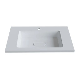 Раковина для ванной Uperwood Modul 77х45х12 см, белая глянцевая