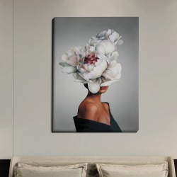 Картина на стену большая на холсте интерьерная "Эми", размер 45х30 см.