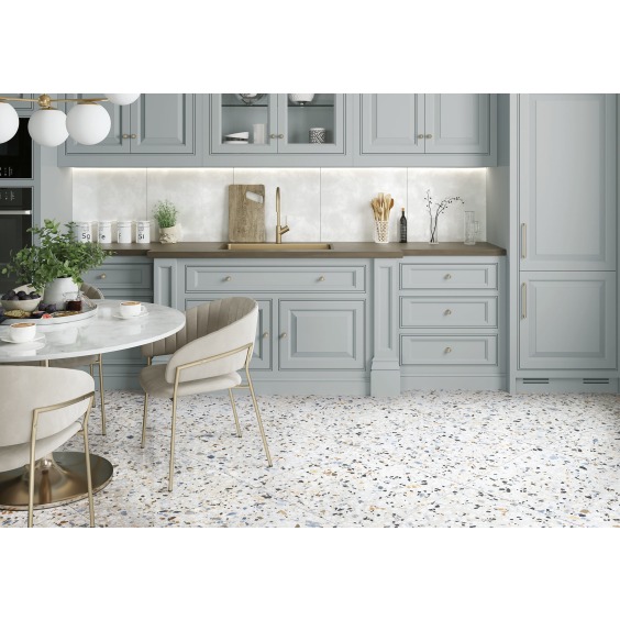 GFU6060TRZ07L керамогранит лаппатированный Alma Ceramica Terrazzo 600*600 (5 шт в уп/54 м в пал) #2