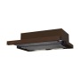 Krona steel Kamilla 600 Brown 1 мотор вытяжка встраиваемая телескопическая