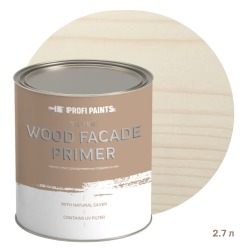 Масло-грунт по дереву для наружных работ Profipaints Silver Wood Fasade Primer Oil 2.7л, Белый