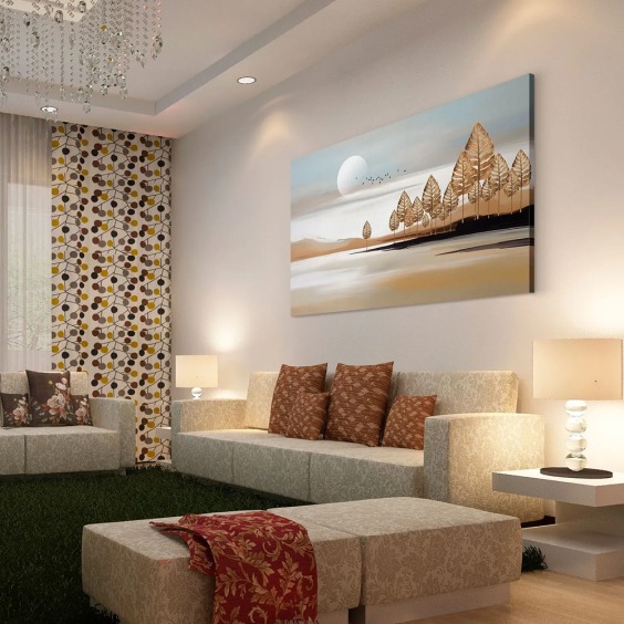 Картина на стену большая на холсте интерьерная “Осень”, размер 80х115 см #2 Картина на стену большая на холсте интерьерная “Осень”, размер 80х115 см #2