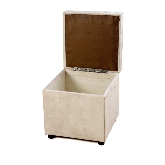 Пуф "Мион" с местом для хранения, Кремовый #2 Пуф "Мион" с местом для хранения, Кремовый #2