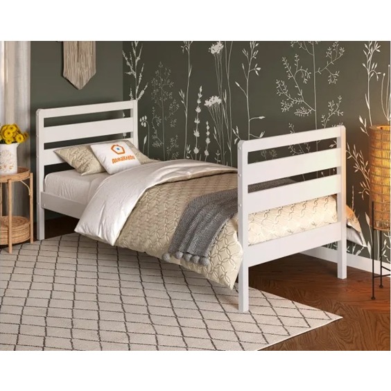 Комплект кровать Лето База 80x190+В3+В3, обработка белый #3 Комплект кровать Лето База 80x190+В3+В3, обработка белый #3