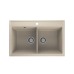 Мойка для кухни кварцевая Ulgran Quartz Ruma 780-03, десерт