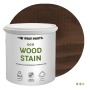 Пропитка для дерева с воском для наружных и внутренних работ ProfiPaints Eco Wood Stain 0.9л, Темный дуб