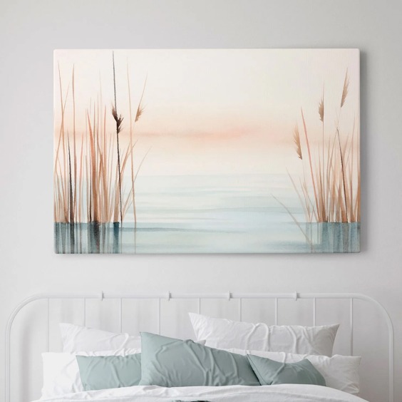 Интерьерная картина "Утренняя гладь 2" на холсте, большая, размер 80х115 см #6 Интерьерная картина "Утренняя гладь 2" на холсте, большая, размер 80х115 см #6