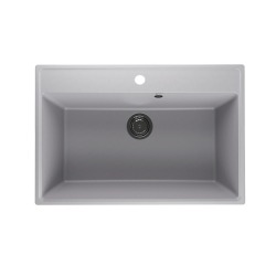 Мойка для кухни кварцевая Ulgran Quartz Forte 760-04, платина