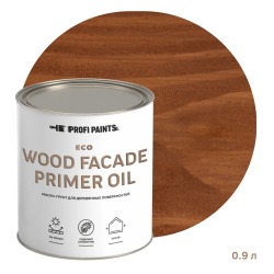 Масло-грунт по дереву для наружных работ Profipaints ECO Wood Fasade Primer Oil 0.9л, Светлый орех