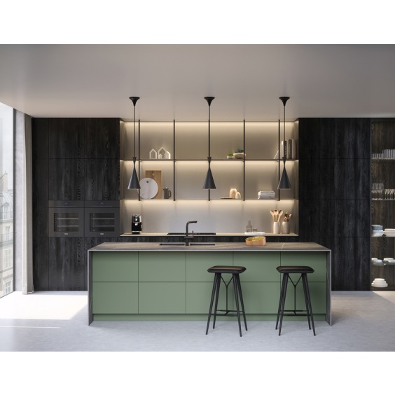 Лист ЛДСП Ultradecor (Kronospan) Дымчатый зелёный K521 SU, 2800 x 2070 x 16 мм #2 Лист ЛДСП Ultradecor (Kronospan) Дымчатый зелёный K521 SU, 2800 x 2070 x 16 мм #2