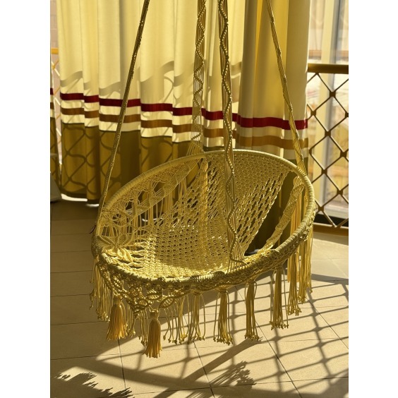 Макраме кресло-гамак «Венеция» #3