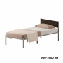 Комплект кровать Лофт 90х190 серый vel RS-32 90