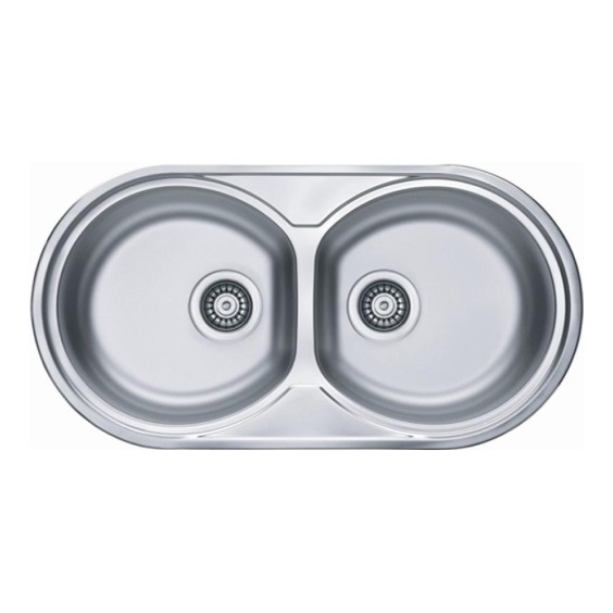 Alveus Form 50 LEI-90 832X437 2X кухонная мойка #1