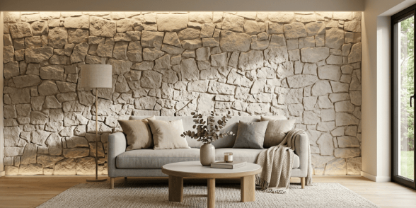Декоративный камень: как создать дорогой интерьер без переплаты