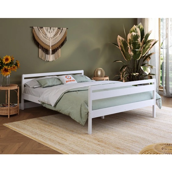 Комплект кровать Лето База 180x200+Н3+Н3, обработка белый #3