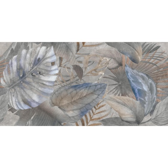 New Trend Bahamas Floristry Dark D120240G Керамогранит матовый граниль 1200*600 (2 шт в уп/41,76  м в пал) #9