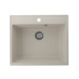 Мойка для кухни кварцевая Ulgran Quartz Forte 580-02, лён