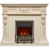 Каминокомплект Corsica - Слоновая кость с патиной (Ширина 1100) с очагом Aspen Gold