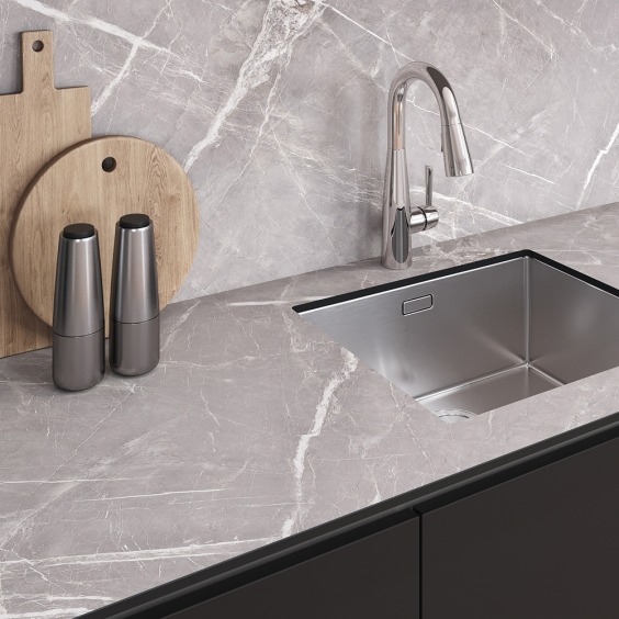 Кухонный фартук Компакт-плита HPL Sagora Испарта 4822/S, 3000 x 600 x 4 мм #2 Кухонный фартук Компакт-плита HPL Sagora Испарта 4822/S, 3000 x 600 x 4 мм #2