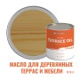 Масло для террас, деревянной мебели и детских площадок ProfiPaints Silver Terrace Oil 0.9 л, Прозрачный