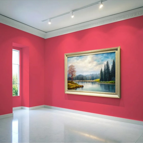Краска водоэмульсионная для стен и потолков износостойкая матовая Profipaints Silver Interior Vision 0.9л, Ягодный щербет #3