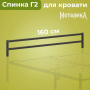 Спинка для кровати Металика Г2 160х200 мм, Черная