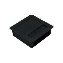 Пропуск для кабеля AQ Pass 80*80, Чёрный брашированный