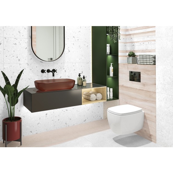 New Trend Play White WT36PLY00 Плитка настенная 300*600*9 (10 шт в уп/57,6 м в пал) #3