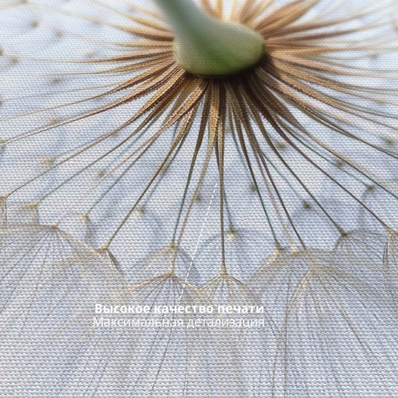 Картина на стену большая на холсте интерьерная "Одуванчик", размер 30х45 см. #5 Картина на стену большая на холсте интерьерная "Одуванчик", размер 30х45 см. #5