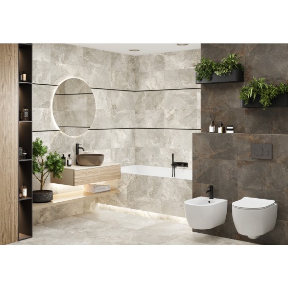 Delacora Stoncrete Beige D30006M Керамогранит матовый карвинг 300*600 (8 шт в уп/46,08  м в пал) #4