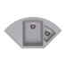 Мойка для кухни кварцевая Ulgran Quartz Marta 1000-04, платина