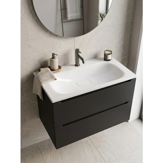 Раковина для ванной Uperwood Sunrise 80 см, белая глянцевая #4