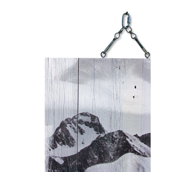 Картина "Девушка/горы" 40х60 см #3